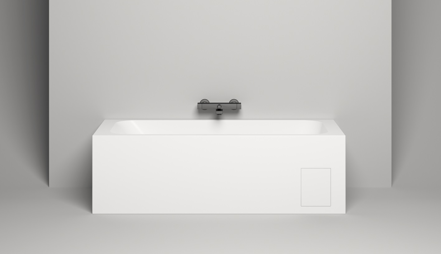 Ванна встраиваемая Salini S-Sense Orlanda 102017M 170x75x60 (белый матовый), без донного клапана