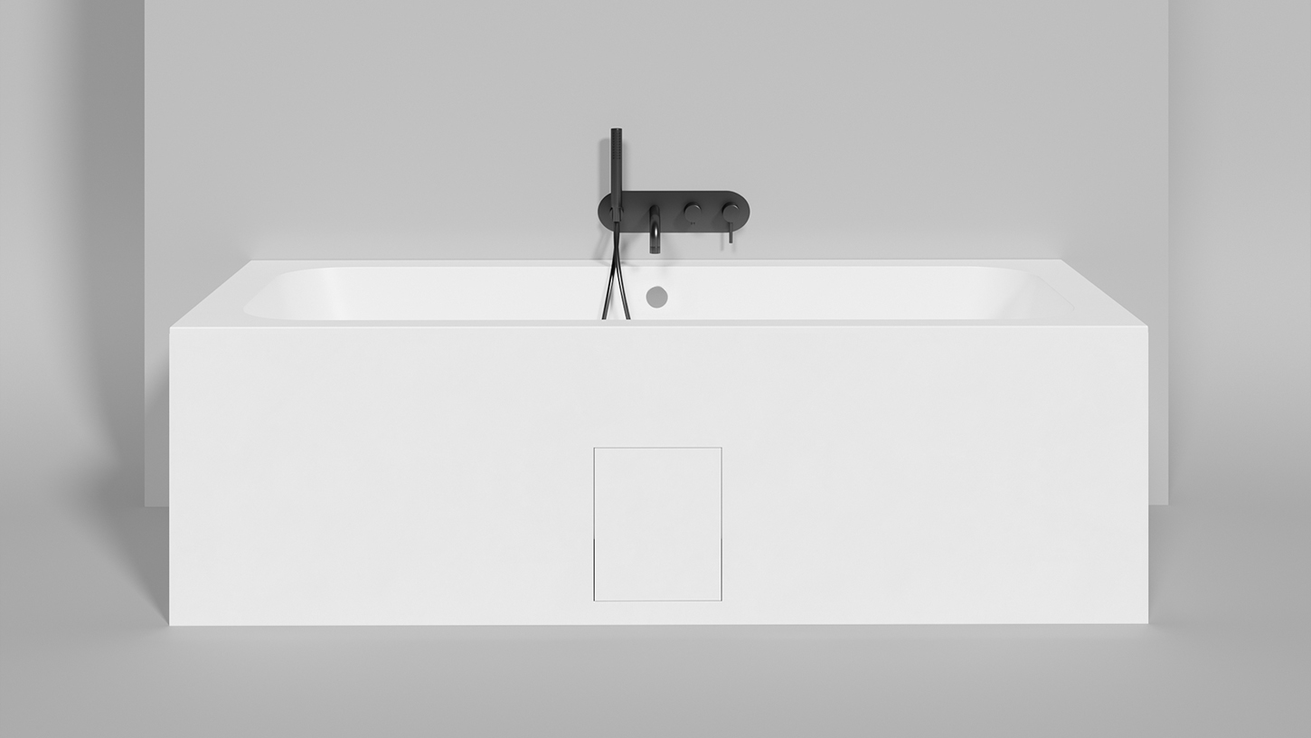 Ванна встраиваемая Salini S-Sense Orlanda Axis 103211G 191x80.5x60 (белый глянцевый), без донного клапана