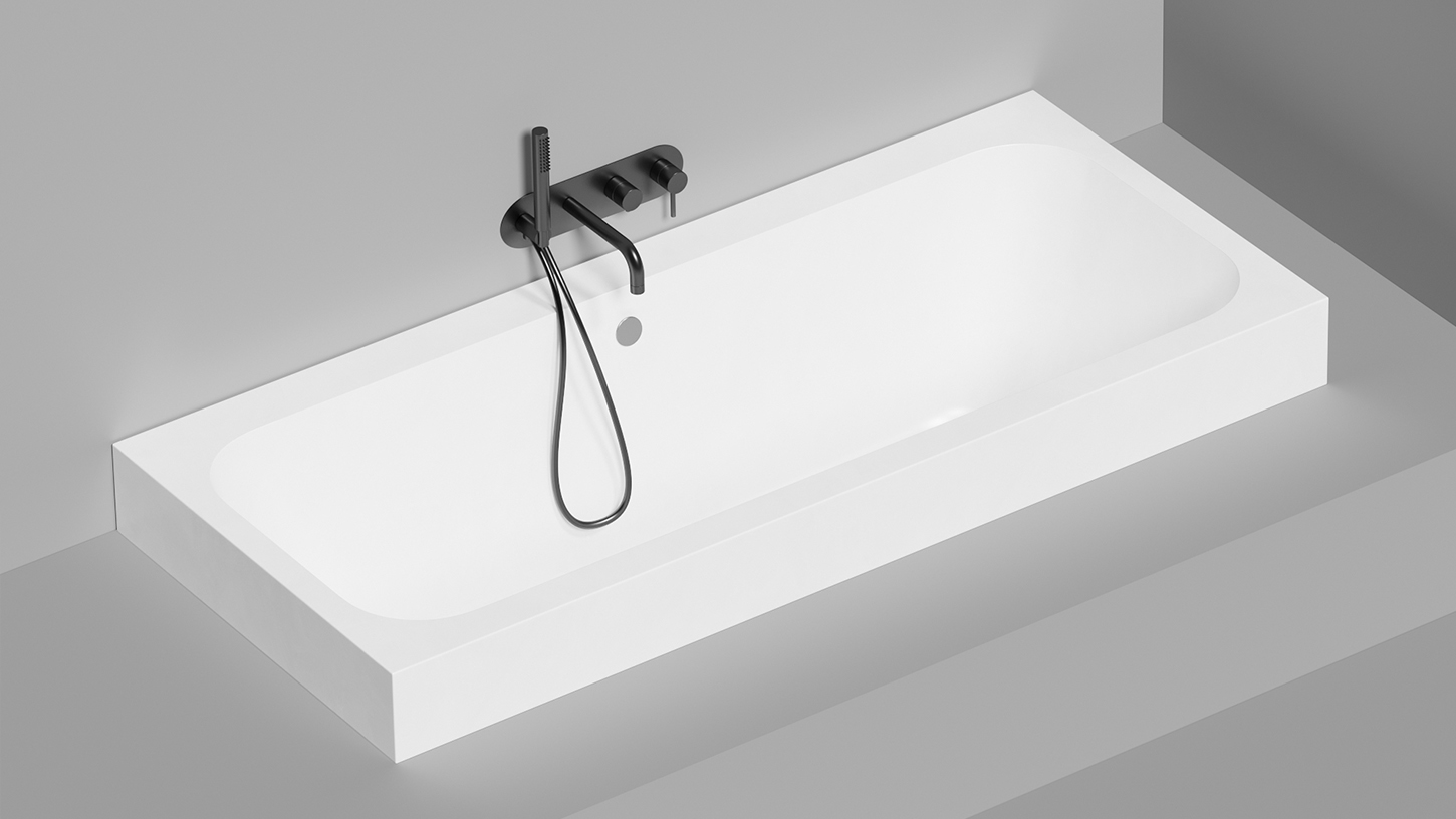 Ванна встраиваемая Salini S-Sense Orlanda Axis 103212G 180x80x60 (белый глянцевый), без донного клапана