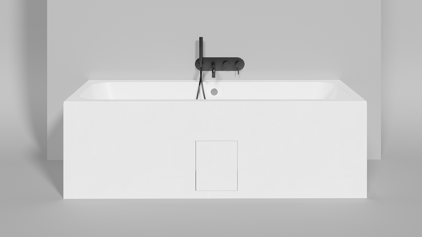 Ванна встраиваемая Salini S-Sense Orlanda Axis 103212G 180x80x60 (белый глянцевый), без донного клапана