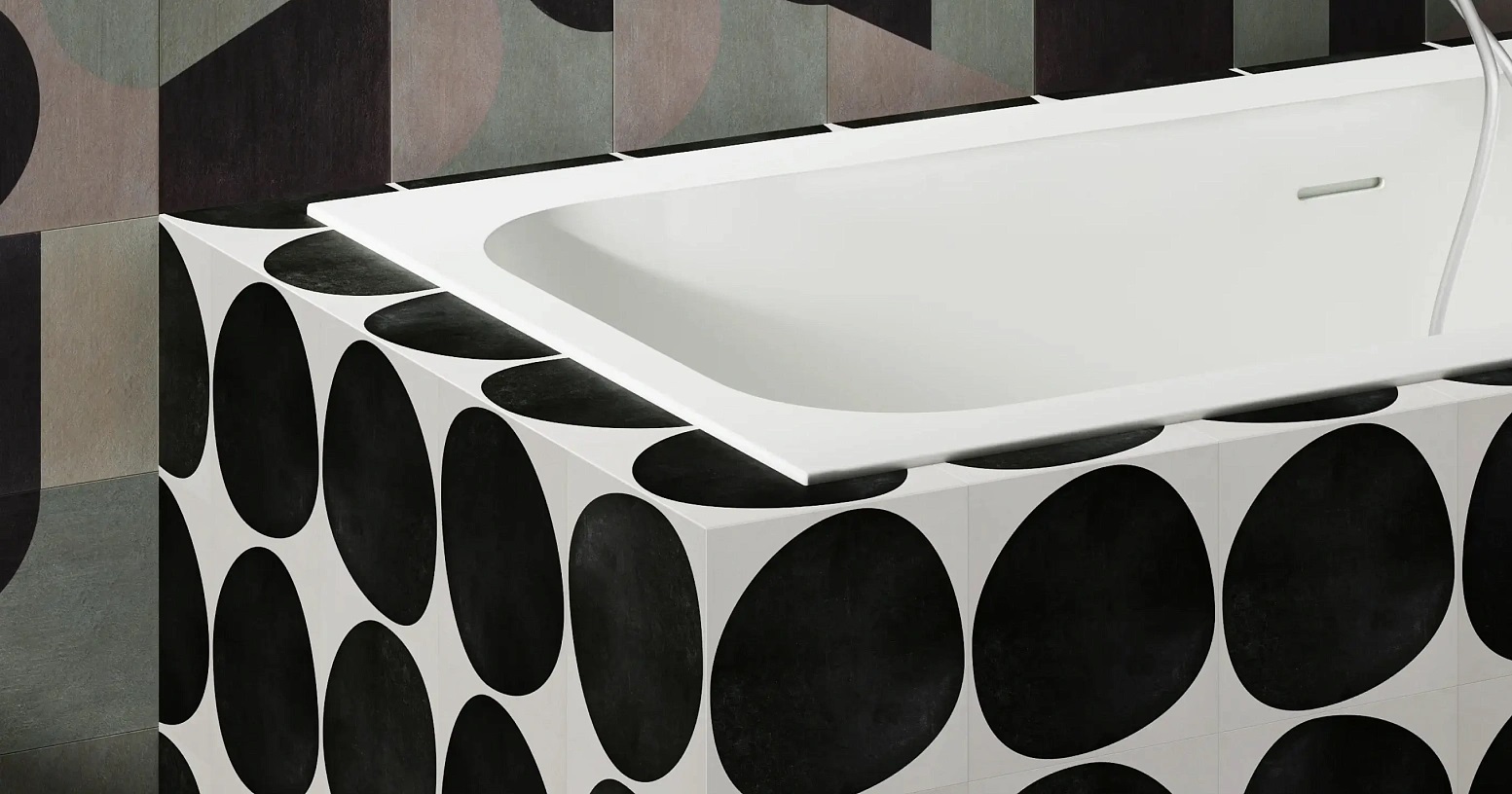 Ванна встраиваемая Salini S-Sense Orlanda Axis Kit 103311G 191x80.5x60 (белый глянцевый), донный клапан, сифон, слив-перелив