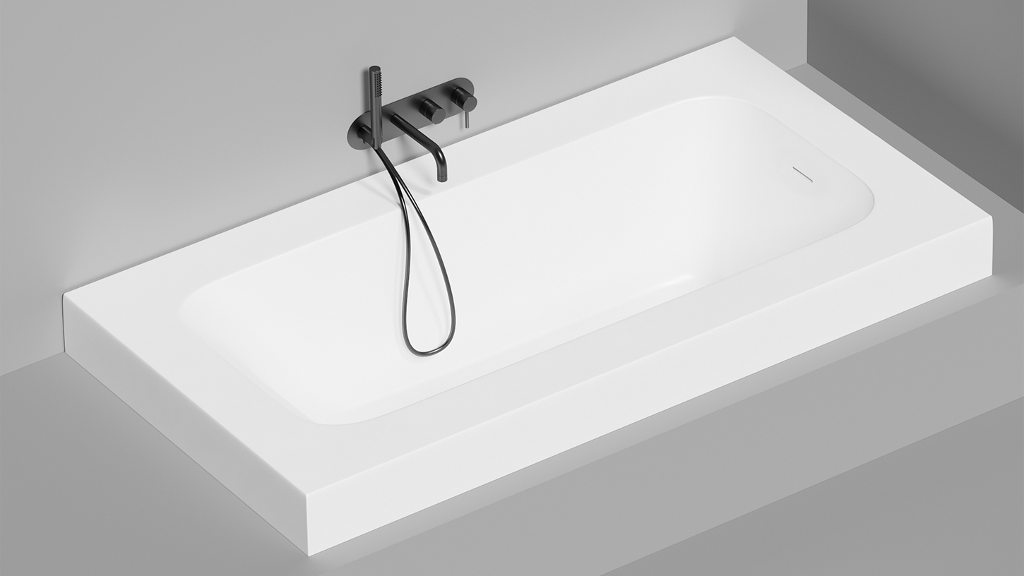 Ванна встраиваемая Salini S-Sense Orlanda Plus Kit 102114G 190x100.4x60 (белый глянцевый), донный клапан, сифон, слив-перелив