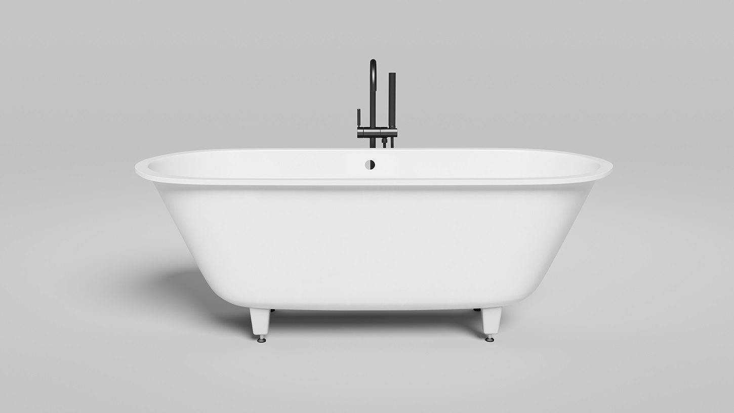 Ванна встраиваемая Salini S-Sense Ornella Axis 103412G 190.5x90.5x63.5 (белый глянцевый), без донного клапана