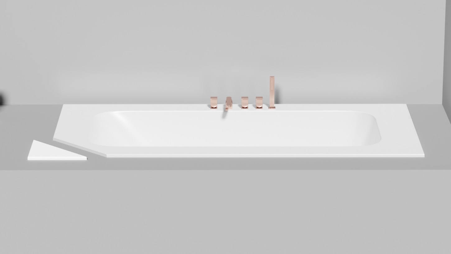 Ванна встраиваемая Salini S-Stone Orlanda Plus 102024MF 190x100x60 (покраска RAL полностью, матовый), без донного клапана