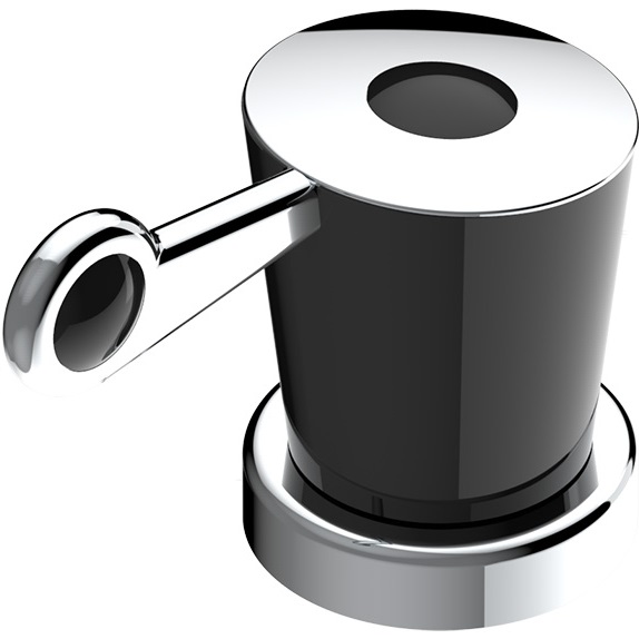 Вентиль смесителя для раковины THG Bagatelle pierre noire U3F-A02-35/H (хром, черный)