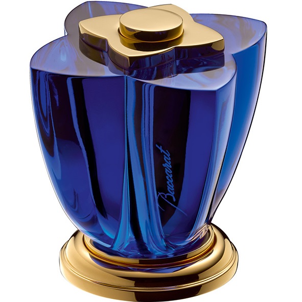 Вентиль смесителя для раковины THG Petale de cristal bleu U6B-F01-35 (золотой, синий хрусталь)