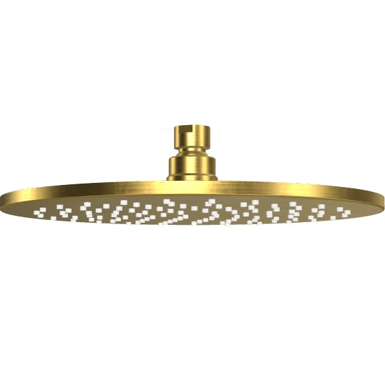 Верхний душ 25х25см Fima Carlo Frattini Soffioni F2621/2OS (золото брашированное)