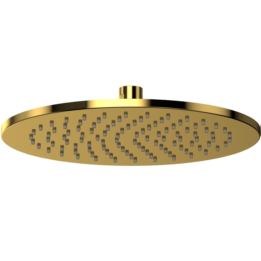 Верхний душ 25x25см., Whitecross Серия Y Y1301GL (золотой PVD)