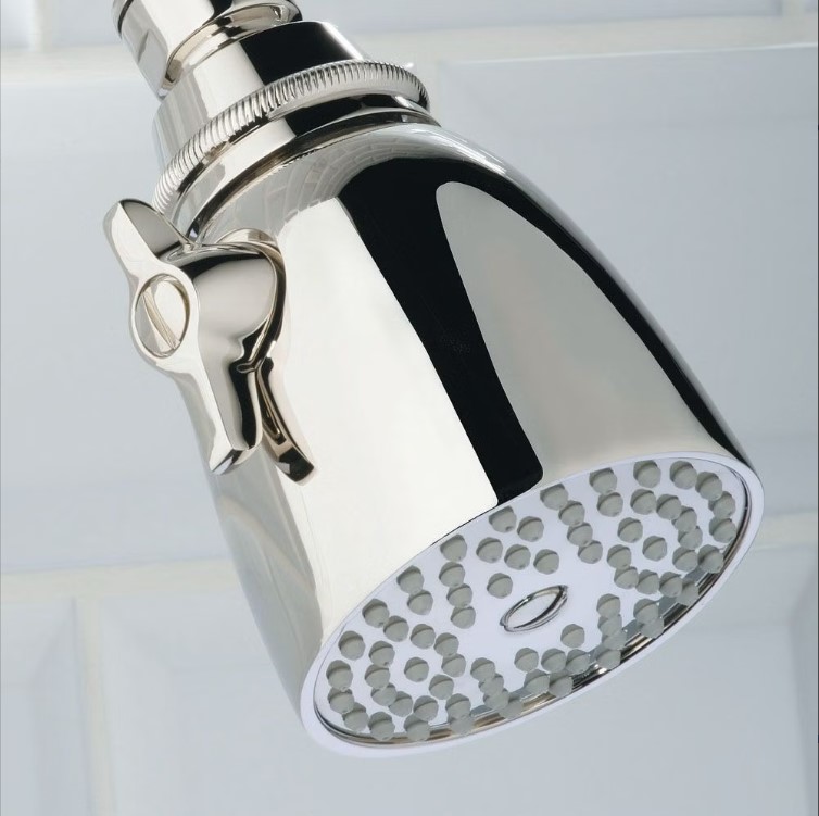 Верхний душ 7x7 см. THG Panthere Cristal clair G00-A02-288L (хром), с регулировкой напора