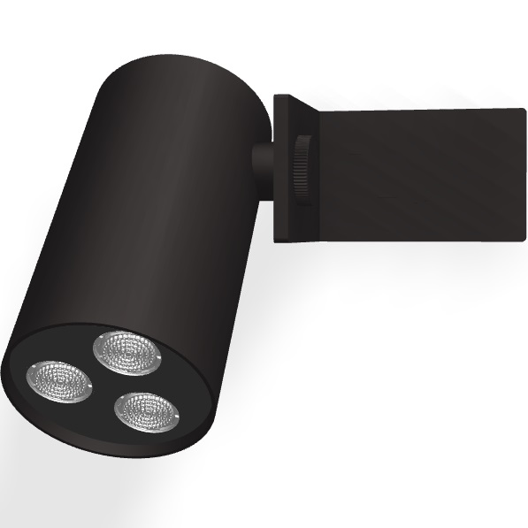 Верхний душ настенный 8см Fima Carlo Frattini Soffioni F5914NS (черный матовый), 3 вида струи