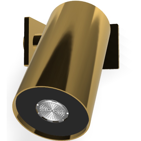 Верхний душ настенный 8см Fima Carlo Frattini Soffioni F5920OR (золотой)