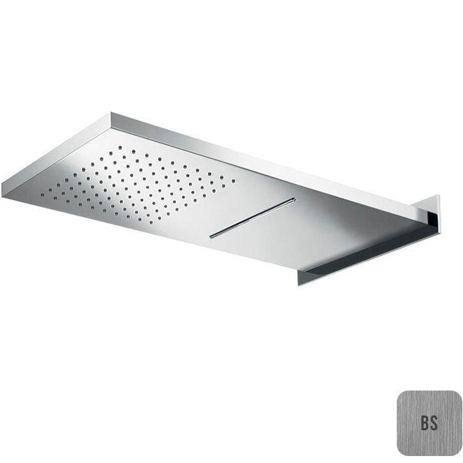 Верхний душ настенный Almar Slim Square E044193.BS 59.2х27 (нержавеющая сталь брашированная)