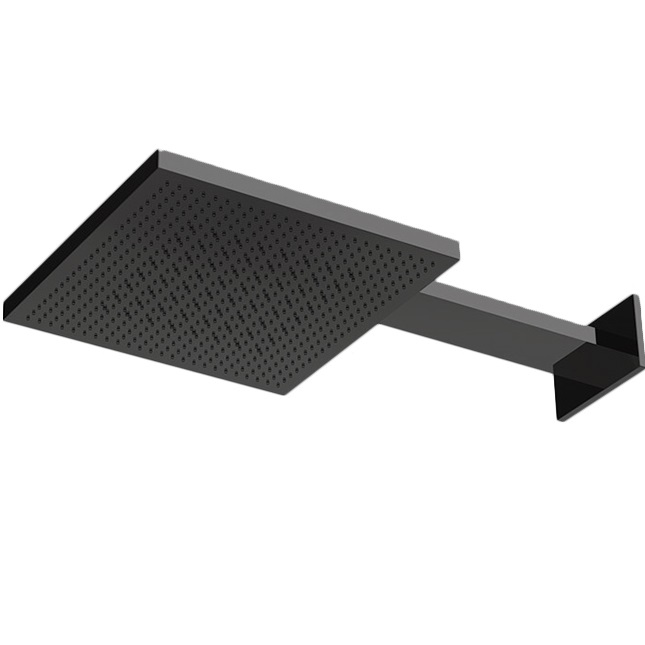 Верхний душ настенный Almar Velvet Rain E044277.AB 30х30 (черный металл брашированный)