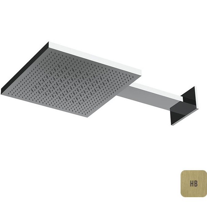 Верхний душ настенный Almar Velvet Rain E044277.HB 30x30 (латунь брашированная)