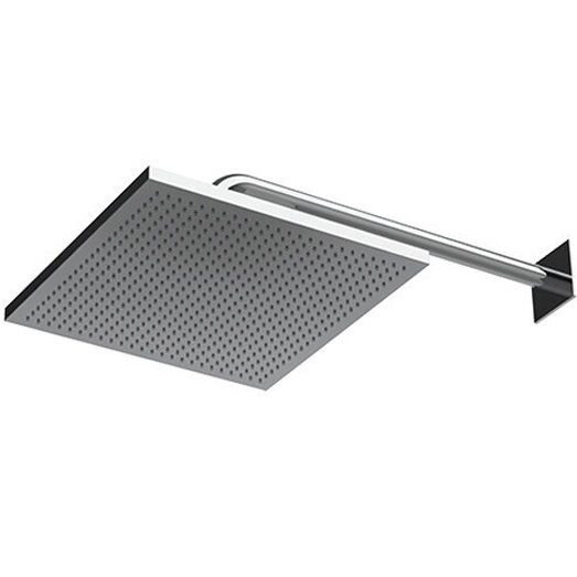 Верхний душ настенный Almar Velvet Rain E044278.MS 30x30 (нержавеющая сталь)