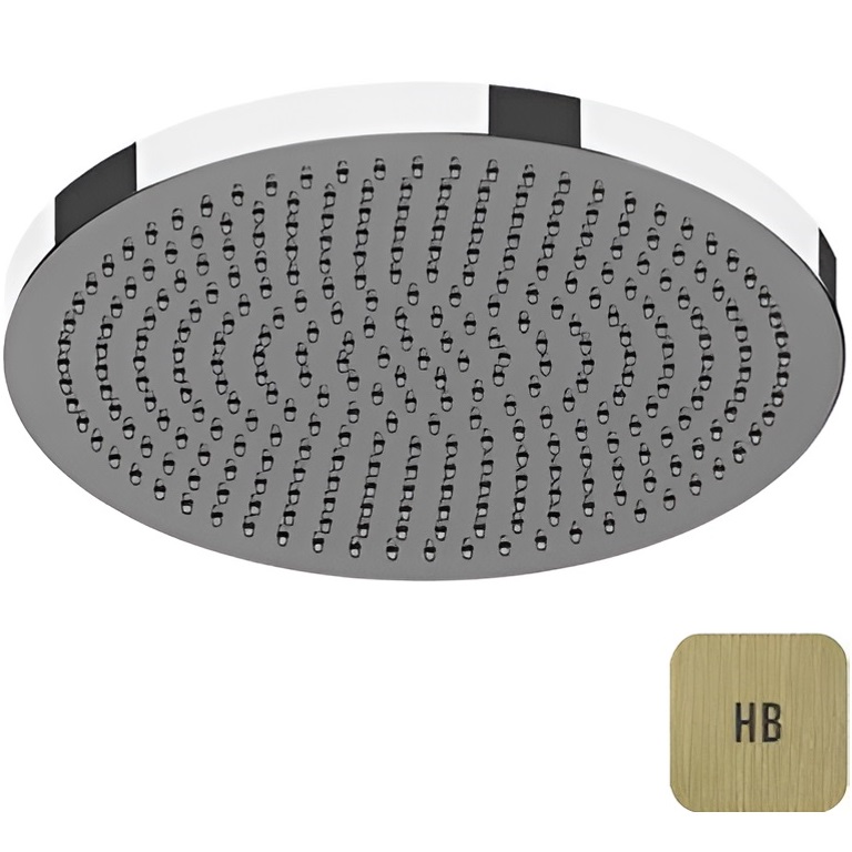 Верхний душ настенный Almar Velvet Rain E044292.HB 23.2x23.2 (золото брашированное)