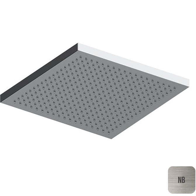 Верхний душ настенный Almar Velvet Rain E044298.NB 23.2x23.2 (никель брашированный)