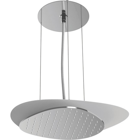 Верхний душ подвесной потолочный 33.2x36.5 см Fima Carlo Frattini Wellness Cloud F2651CCR (хром)