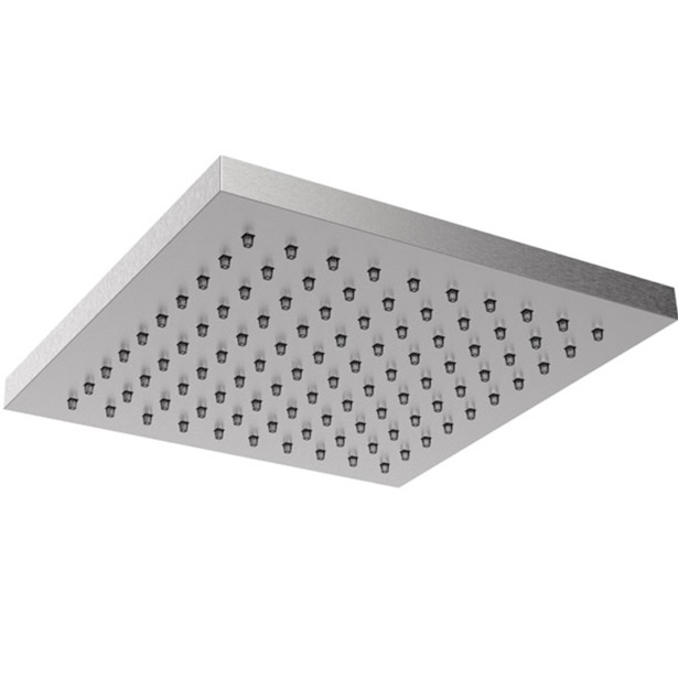 Верхний душ потолочный Almar 316 Stainless Steel E044209.316 20х20 (нержавеющая сталь брашированная)