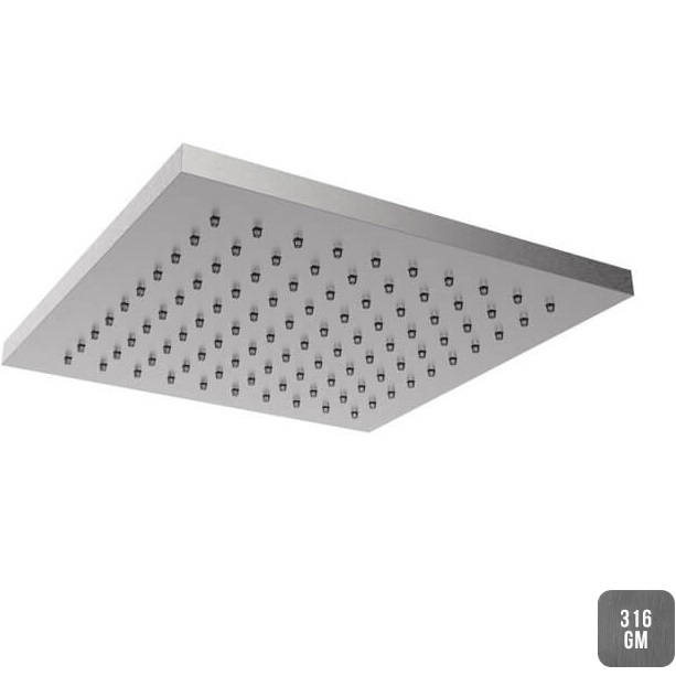 Верхний душ потолочный Almar 316 Stainless Steel E044234.GM316 25х25