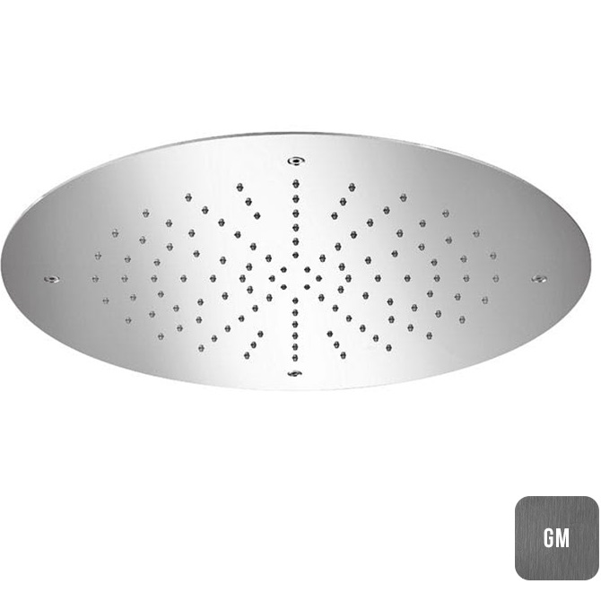 Верхний душ потолочный Almar E044047.GM 49.8х49.8 (оружейный металл брашированный PVD)