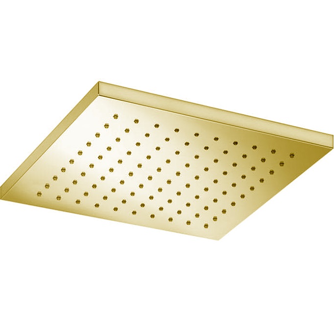 Верхний душ потолочный Almar E044229.GO 25х25 (золотой)
