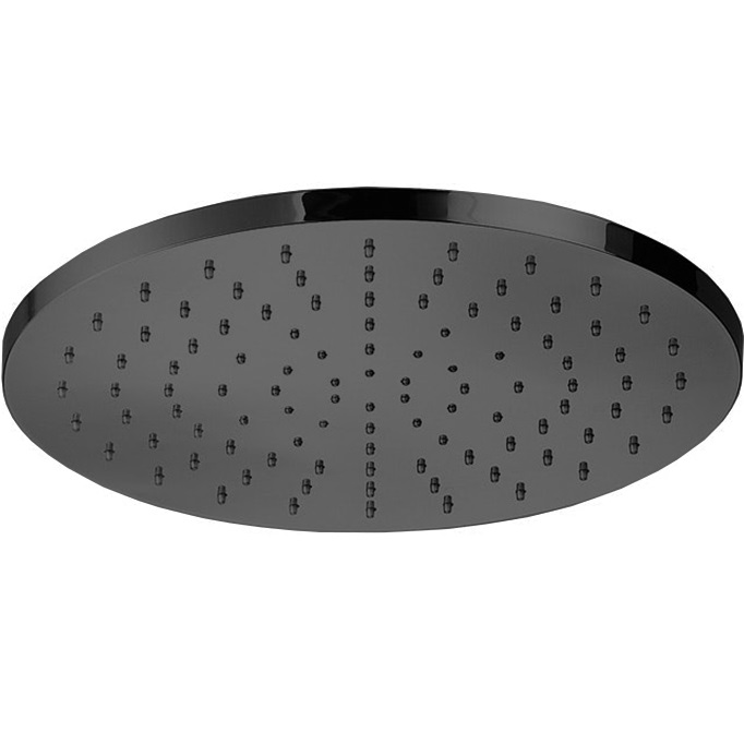 Верхний душ потолочный Almar Round E044040.MB 30х30 (черный матовый)