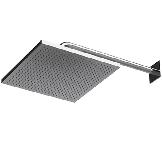 Верхний душ потолочный Almar Velvet Rain E044278.BS 30x30 (нержавеющая сталь брашированная)