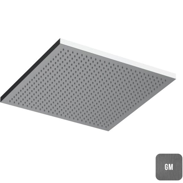 Верхний душ потолочный Almar Velvet Rain E044278.GM 30x30 (оружейный металл брашированный)