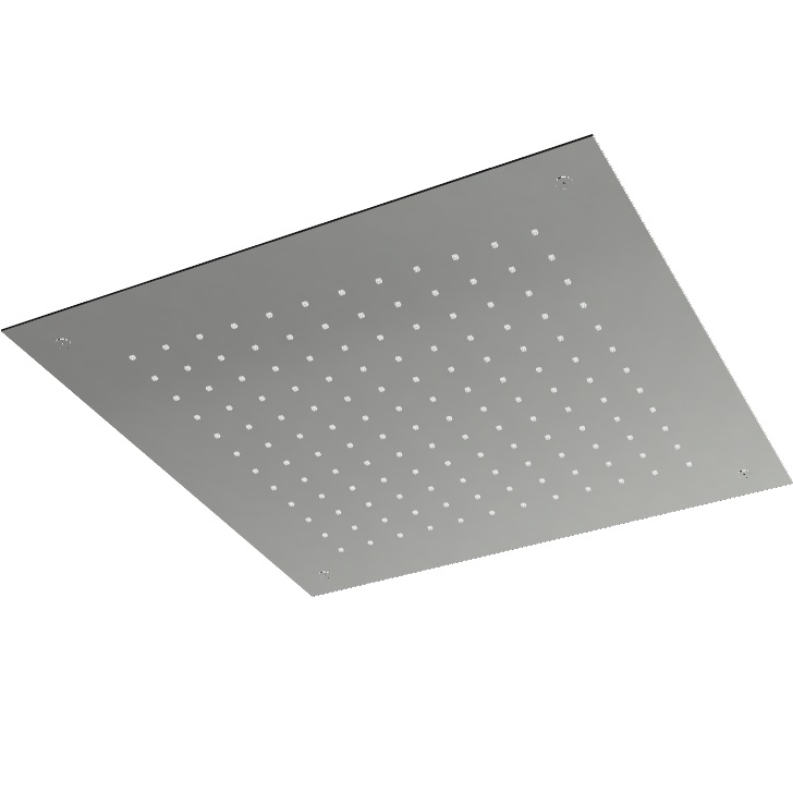 Верхний душ потолочный встраиваемый 50х50см Fima Carlo Frattini Soffioni F2425CR (хром)