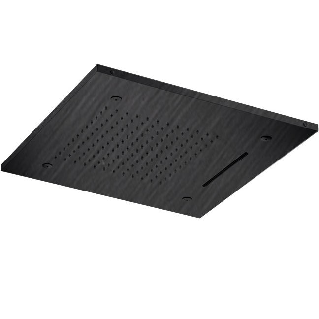 Верхний душ встраиваемый Almar Built-in E044140.AB 48,9х48,9 (черный металл брашированный)