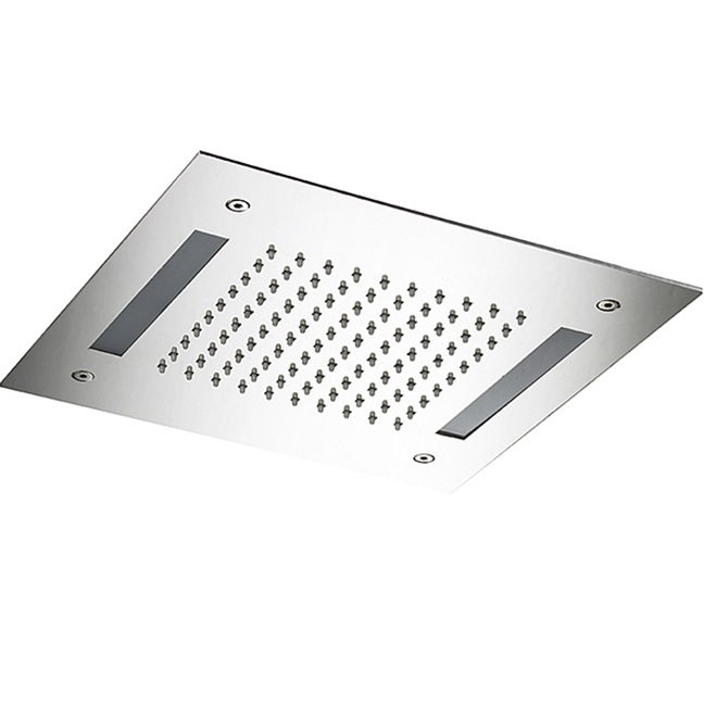 Верхний душ встраиваемый Almar Chromotherapy E044172.MS 30х30 (нержавеющая сталь)