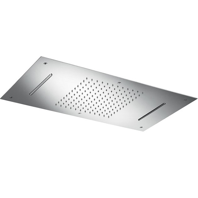 Верхний душ встраиваемый Almar Rectangular E044110.MS 70х38 (нержавеющая сталь)