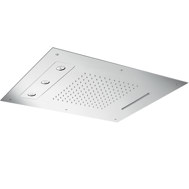 Верхний душ встраиваемый Almar Temptation E044189.MS 63х48 (нержавеющая сталь)