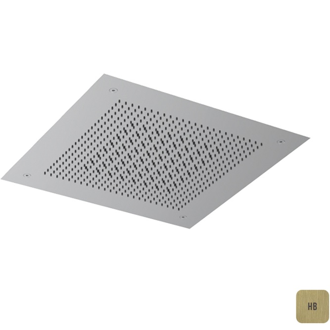 Верхний душ встраиваемый Almar Velvet Rain E044282.HB 38x38 (латунь брашированная)