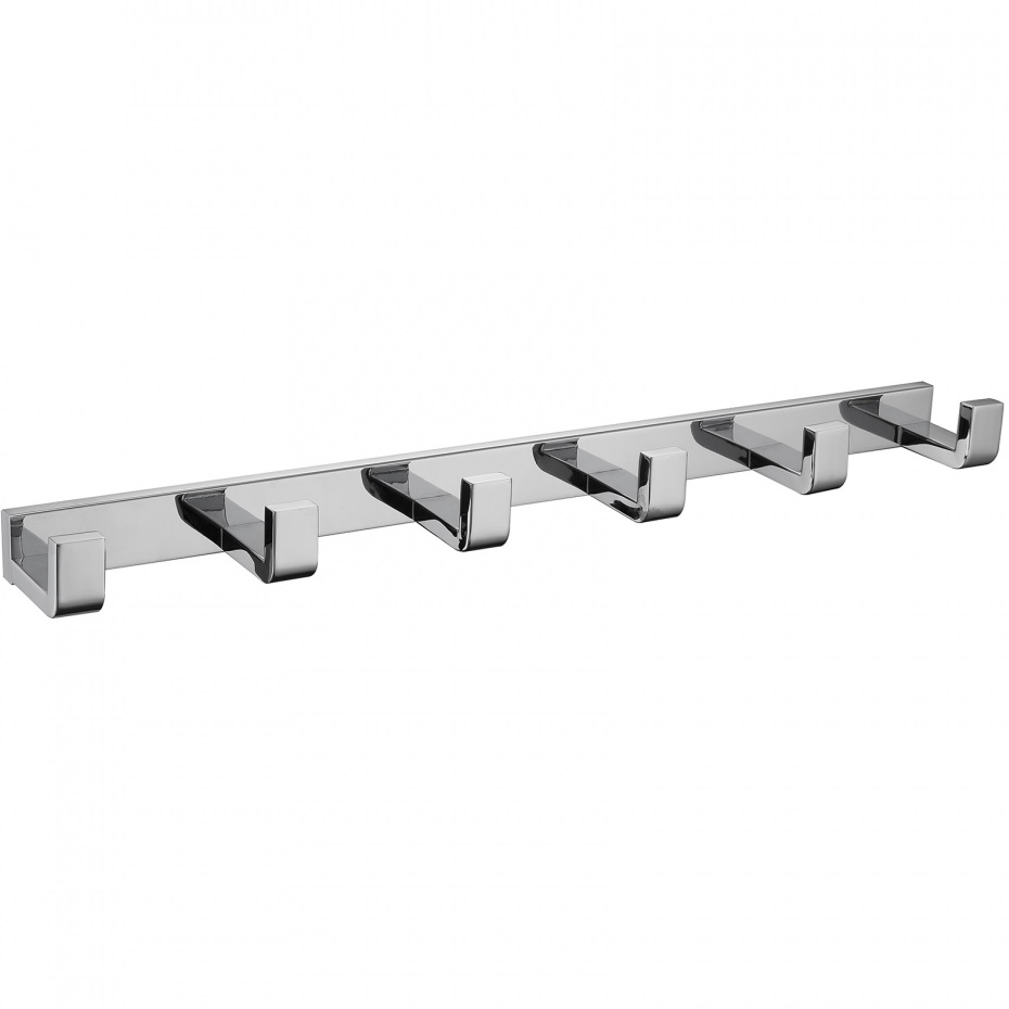 Вешалка для ванной на 6 крючков Abber Westen AA1752 (хром)