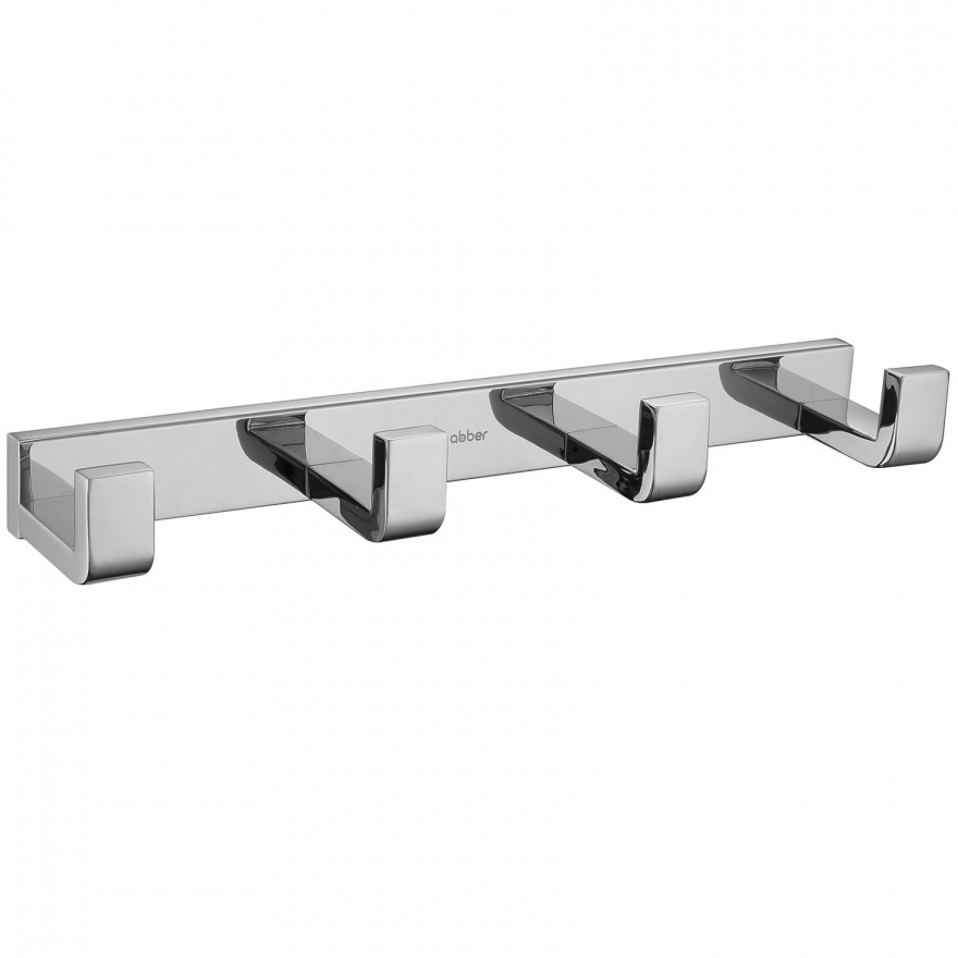 Вешалка для ванной на 4 крючка Abber Westen AA1751 (хром)
