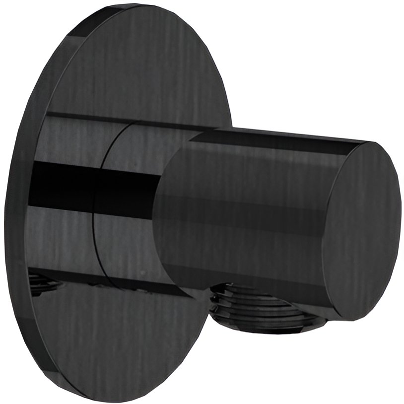 Вывод из стены для душевой лейки Almar E095040.AB (черный металл брашированный)