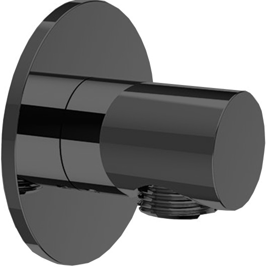 Вывод из стены для душевой лейки Almar E095040.MB (черный матовый)