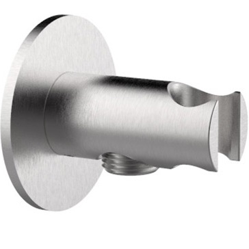 Вывод из стены с держателем для душевой лейки Almar E095032.316 (нержавеющая сталь брашированная)