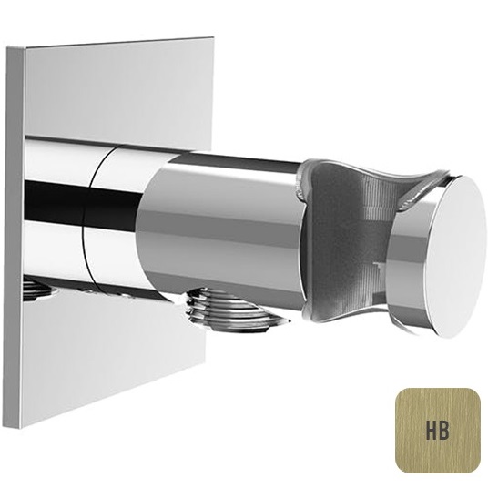 Вывод из стены с держателем для душевой лейки Almar E095039.HB (бронза)