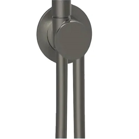 Вывод воды для душа с держателем и шлангом 150см Almar E192000.GM (оружейный металл брашированный PVD)