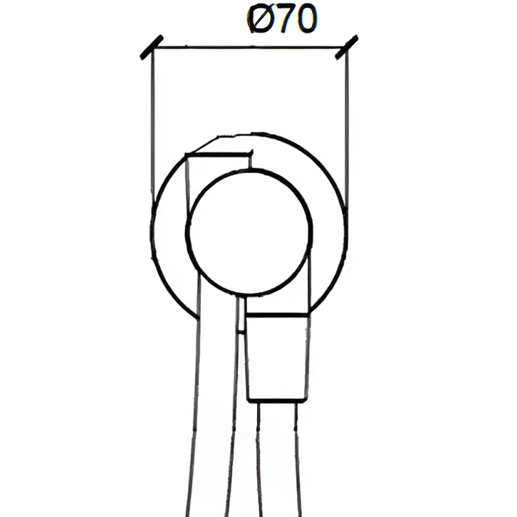 Вывод воды для душа с держателем и шлангом 150см Almar E192000.CR (хром)