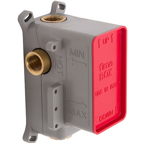 Внутренняя часть встраиваемого смесителя на 1-2 выхода Fima Carlo Frattini Fimabox F3000