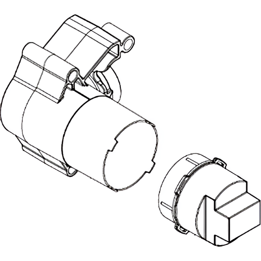 Встраиваемая часть для вывода ручного душа Almar E134008