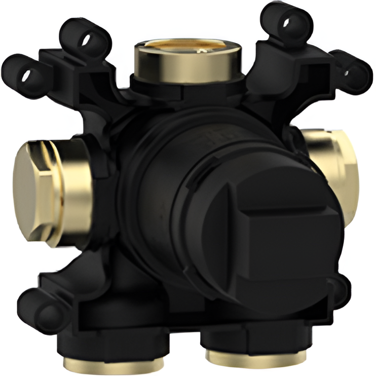 Встраиваемая часть однорычажного смесителя без переключения Almar Modula E186900