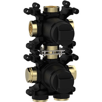 Встраиваемая часть однорычажного смесителя с переключателем на 2 положения Almar Modula E186905