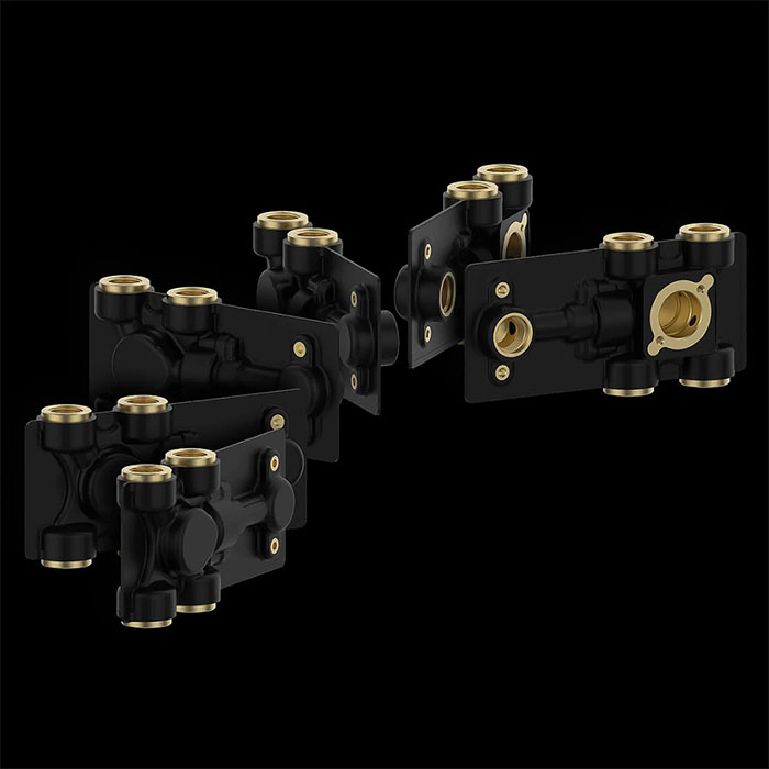 Встраиваемая часть смесителя для раковины из стены Almar E134003