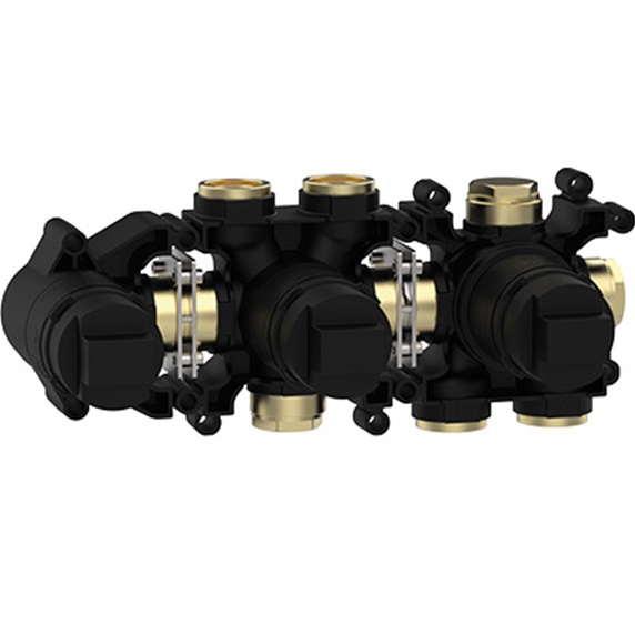 Встраиваемая часть термостатического смесителя с переключателем на 3 положения Almar Modula E176904