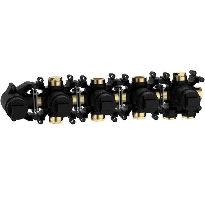 Встраиваемая часть термостатического смесителя с переключателем на 3 положения Almar Modula E176911